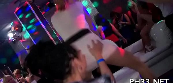  Yong girls in club are fucked hard by mature mans in wazoo and puss in time